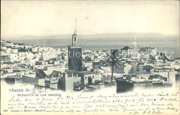 Verlag Hauser Y Menet Nr. 609 Tanger Mezquita de Los Isagües