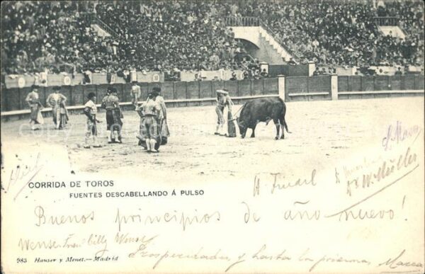 Verlag Hauser Y Menet Nr. 983 Corrida de Toros Fuentes descabella