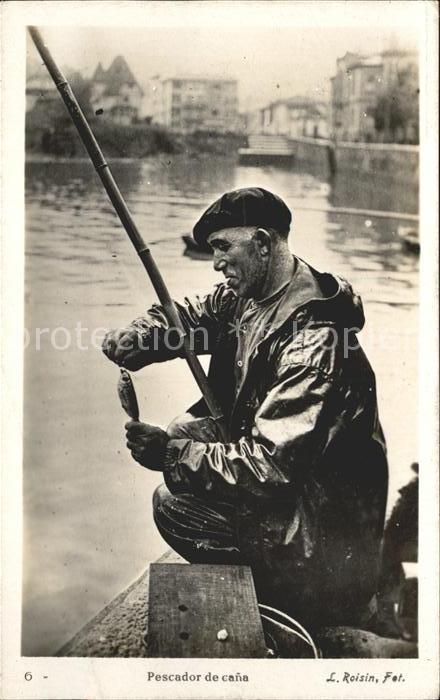 Fischerei Fischer Pescador de cana