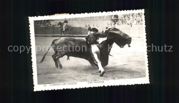 Stierkampf Corrida de Toros Una Veronica