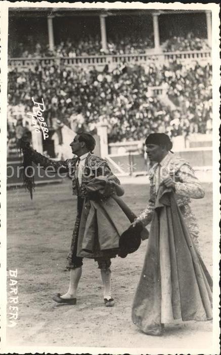 Stierkampf Matador Barrera