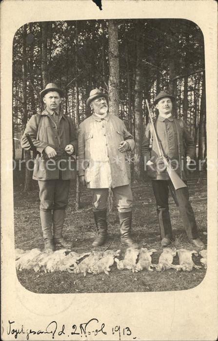 Jagd Jäger Kaninchen