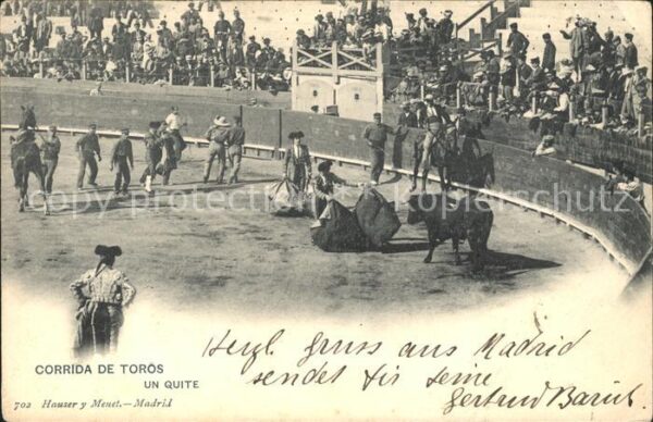 Stierkampf Corrida de Toros Un Quite Hauser y Mene