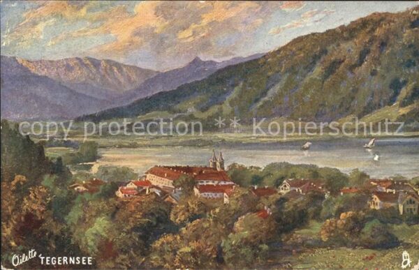 Verlag Tucks Oilette Nr. 217 B Tegernsee