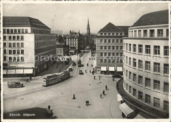 Strassenbahn Zürich Sihlporte