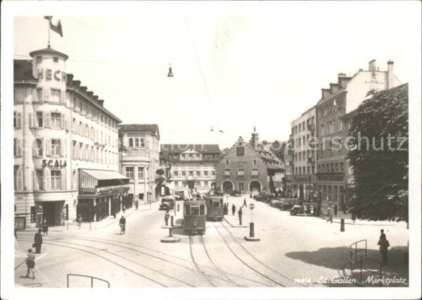 Strassenbahn St. Gallen Marktplatz