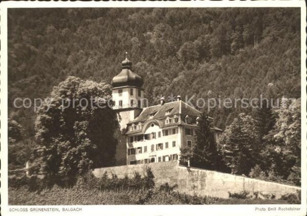 Foto Rechsteiner Emil Serie 10 Nr. 236 Schloss Grünenstein Ba