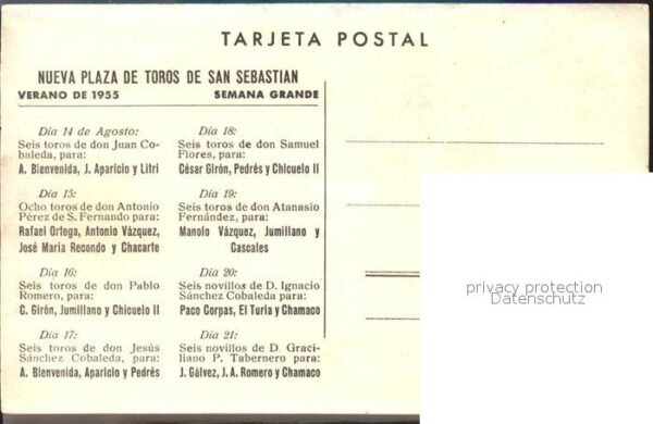 Stierkampf Salida de las cuadrillas San Sebastian – Bild 2