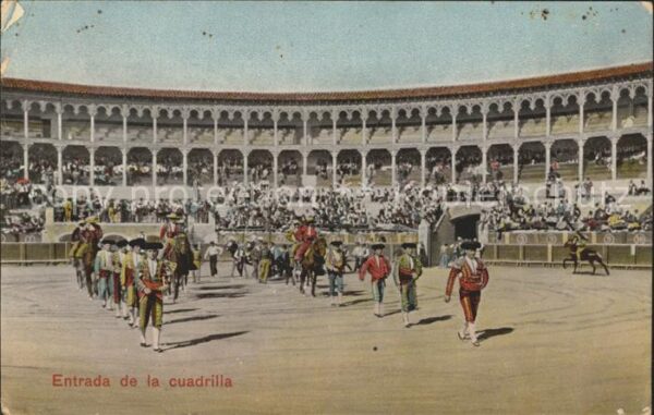 Stierkampf Entrada de la cuadrilla