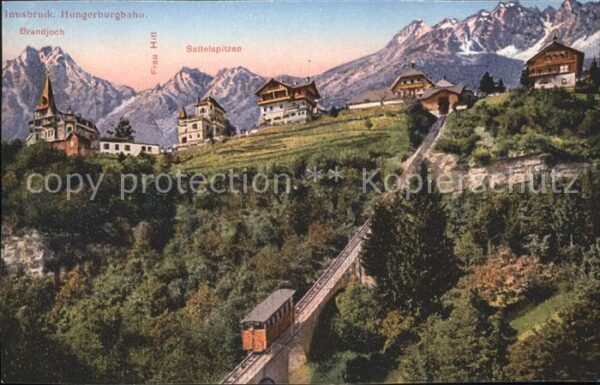 Zahnradbahn Hungerburg Innsbruck Frau Hitt Sattelsp