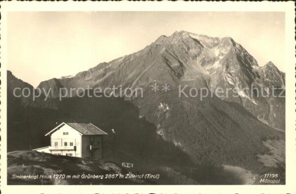 Zillertal Tirol Grünberg Steinerkogl Haus