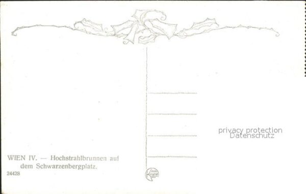 Wien Hochstrahlbrunnen Schwarzenbergplatz – Bild 2
