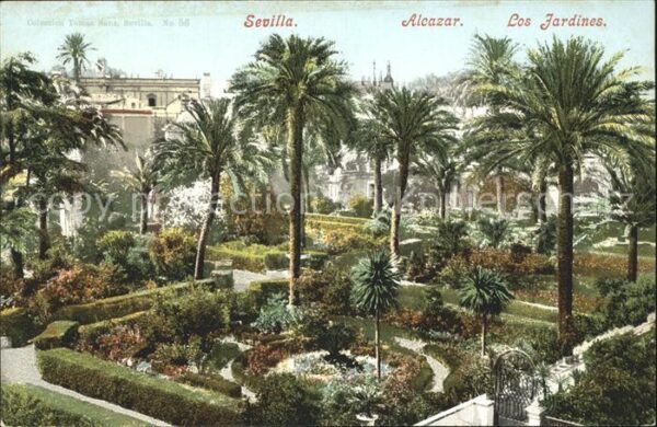 Sevilla Andalucia Alcazar Los Jardines