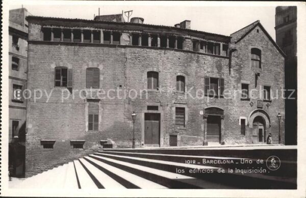 Barcelona Cataluna Uno de los edificio de la Inquisicion