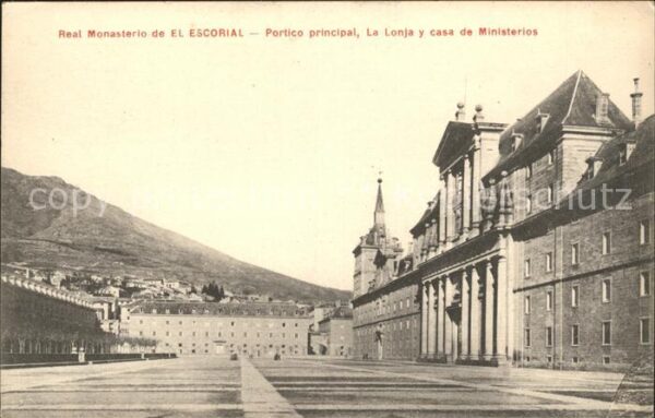 Barcelona Cataluna Real Monasterio de El Escorial Portico
