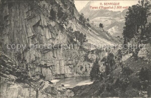 Spanien Benasque Forao d`Aiguallut