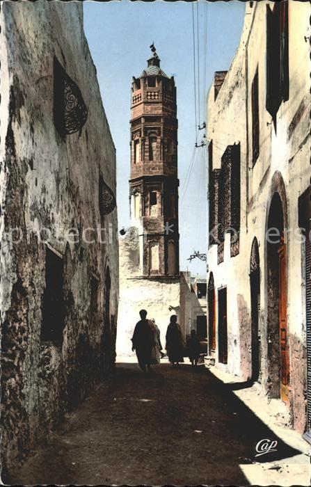 SOUSSE  Tunesie Minaret de la Zaouia Zakak