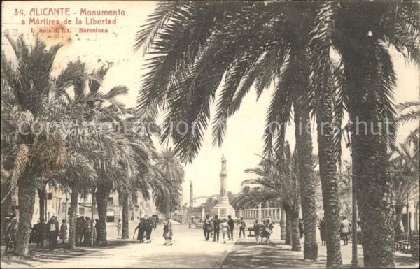 Alicante Monumento a  Martires de la Libertad