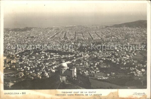 Barcelona Cataluna Tibidabo La Ciutat
