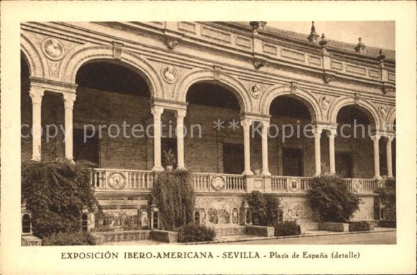 Sevilla Andalucia Plaza de Espana
