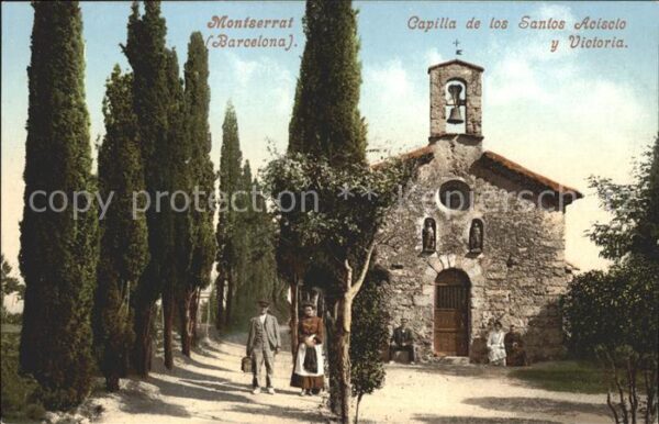 Montserrat Kloster Capilia de los Santos Aciscio y Victori