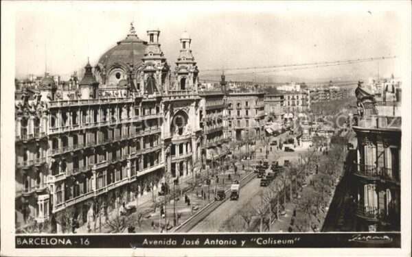 Barcelona Cataluna Avenida Jose` Antonio Coliseum
