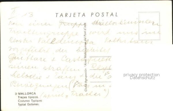 Mallorca Trajes tipicos spanische Trachten – Bild 2