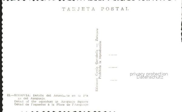 Segovia Acuedato en la Plaza del Azoguejo – Bild 2