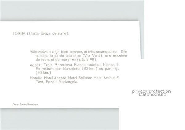 Costa Brava Tossa Vila Vella, Hotels – Bild 2