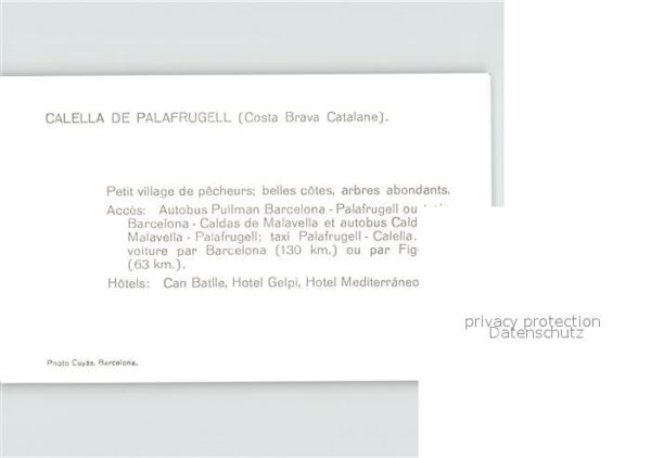 Costa Brava Calella de Palafrugell Hotels, Monte – Bild 2