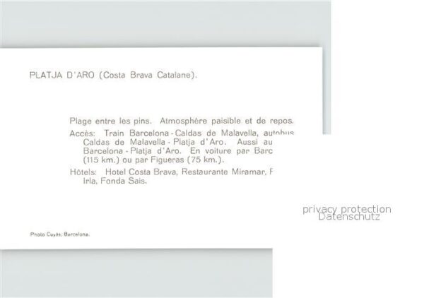 Costa Brava Platja d`aro Plage, Hotels – Bild 2