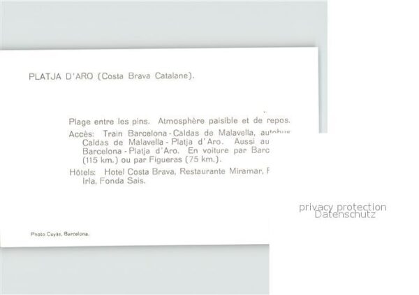 Costa Brava Platja d`aro Plage, Hotels – Bild 2