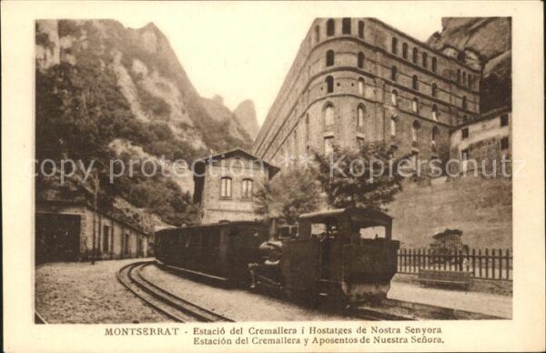 Montserrat Kloster Estacio del Cremallera y Aposentos de N