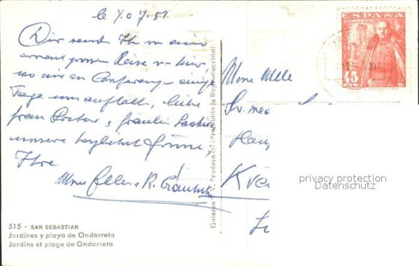 San Sebastian  Pais Vasco ES Jardines y playa de Ondarreta – Bild 2