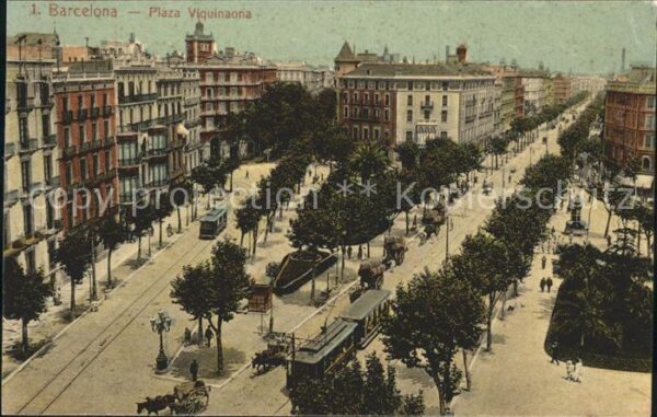 Barcelona Cataluna Plaza Viquinaona