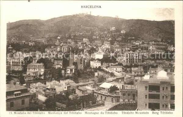 Barcelona Cataluna Montana del Tibidabo