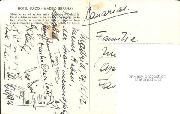 Madrid Spain Hotel Suizo – Bild 2