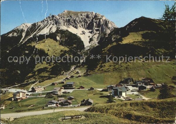 Malbun mit Doppelsesselbahn Sareiserjoch und O
