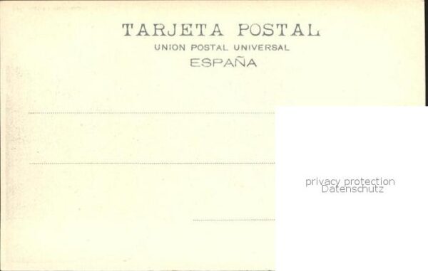 Verlag Hauser Y Menet Nr. 637 Barcelona Plaza Real – Bild 2