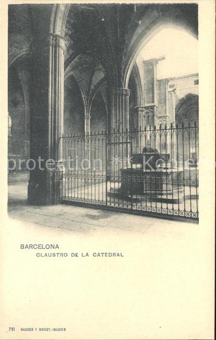 Verlag Hauser Y Menet Nr. 751 Barcelona Claustro de la Catedral