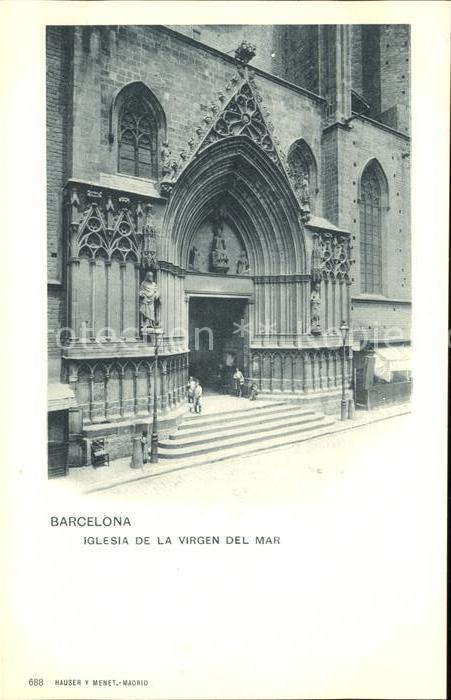 Verlag Hauser Y Menet Nr. 688 Barcelona Iglesia de la Virgen del