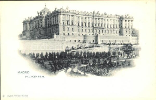 Verlag Hauser Y Menet Nr. 81 Madrid Palacio Real