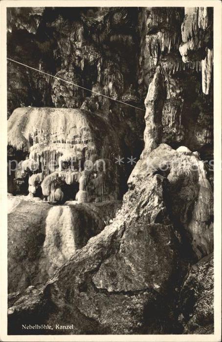 Hoehlen Caves Grottes Nebelhöhle Kanzel