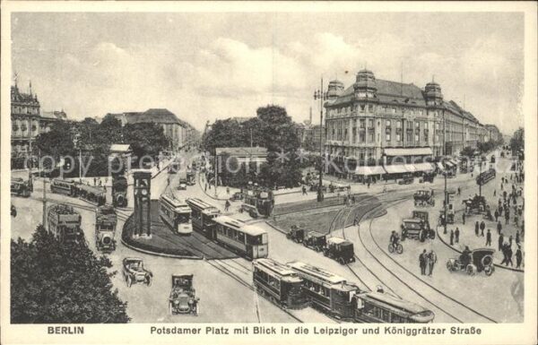 Strassenbahn Potsdamer Platz Leipziger- und Königgrä