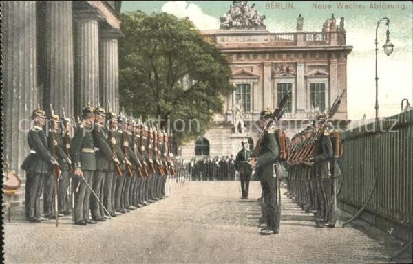 Leibgarde Wache Berlin Neue Wache Ablösung