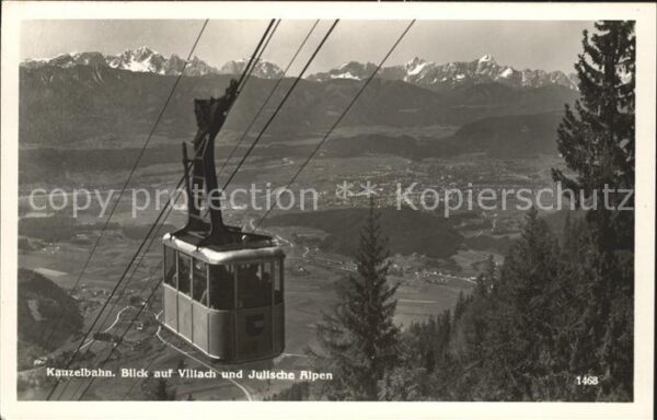 Seilbahn Kanzel Villach Julische Alpen