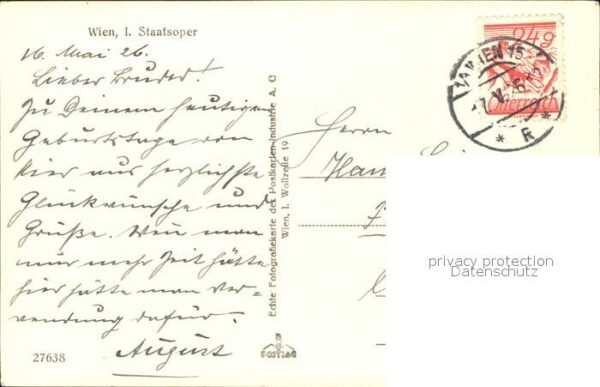 Strassenbahn Wien I. Staatsoper – Bild 2
