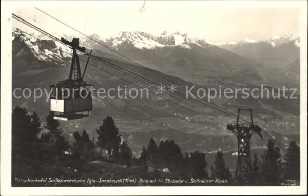 Seilbahn Patcherkofel Igls-Innsbruck Stubaier- u