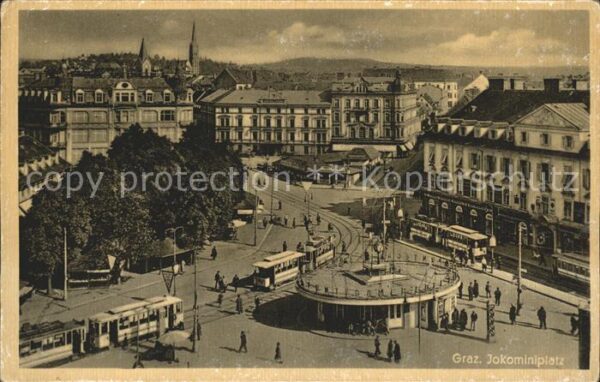 Strassenbahn Graz Jokominiplatz