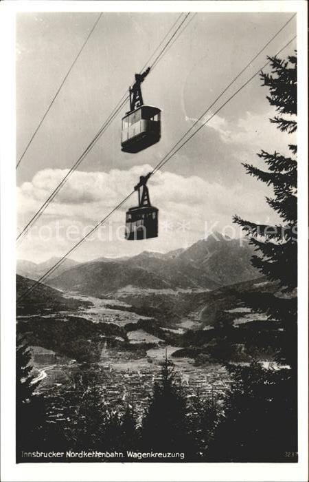 Seilbahn Innsbrucker Nordkettenbahn Wagenkreuzun